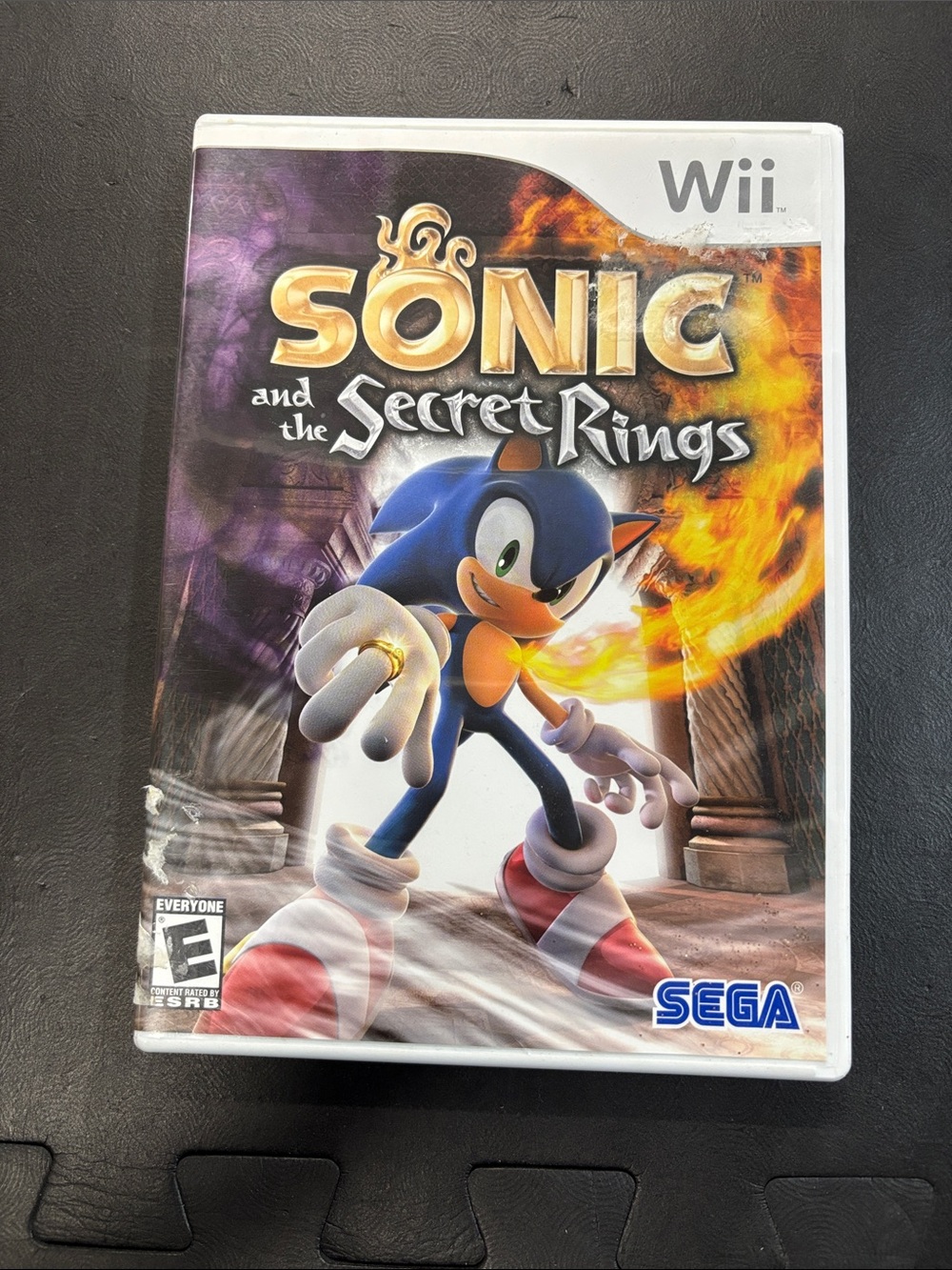Sonic and the Secret Rings (Wii) - Blue Game Case